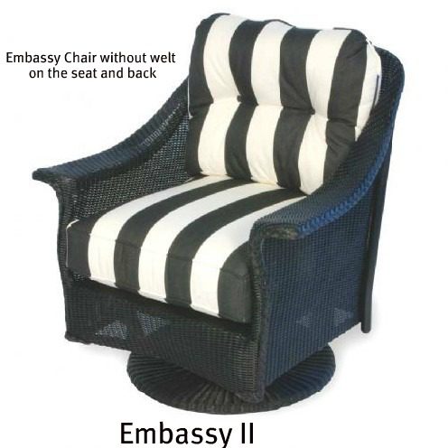 Embassy II Swivel Glider Replacement Cushion