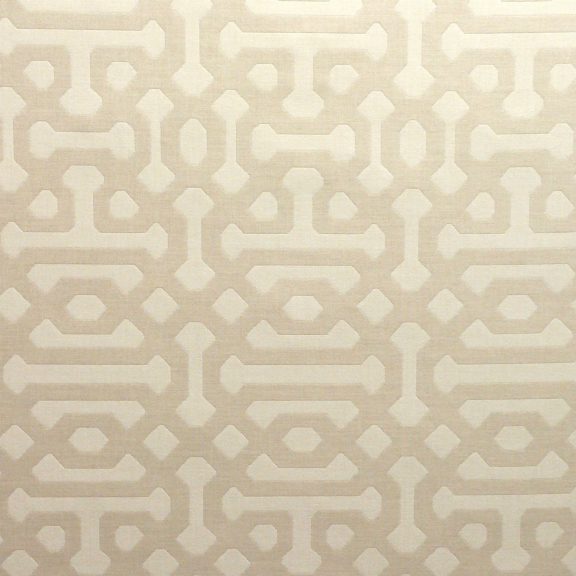 Fretwork Flax Sunbrella