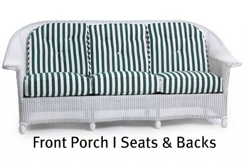 Front Porch I Sofa Seat and Back Replacement Cushions