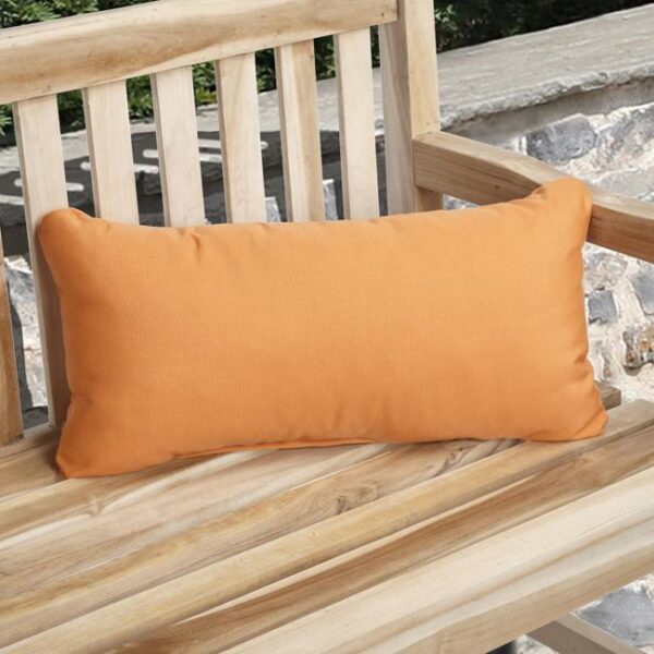 22" x 10" Lumbar Pillows with a welt