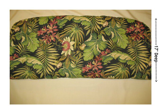Small Wicker Loveseat Replacement Cushion