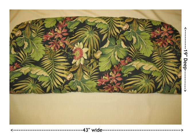 Standard Wicker Loveseat Replacement Cushion