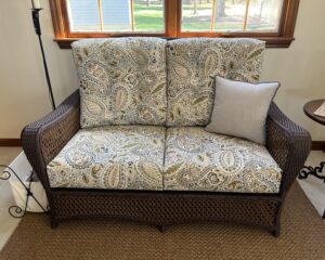 Lloyd Flanders Grand Traverse Loveseat Replacement Cushions